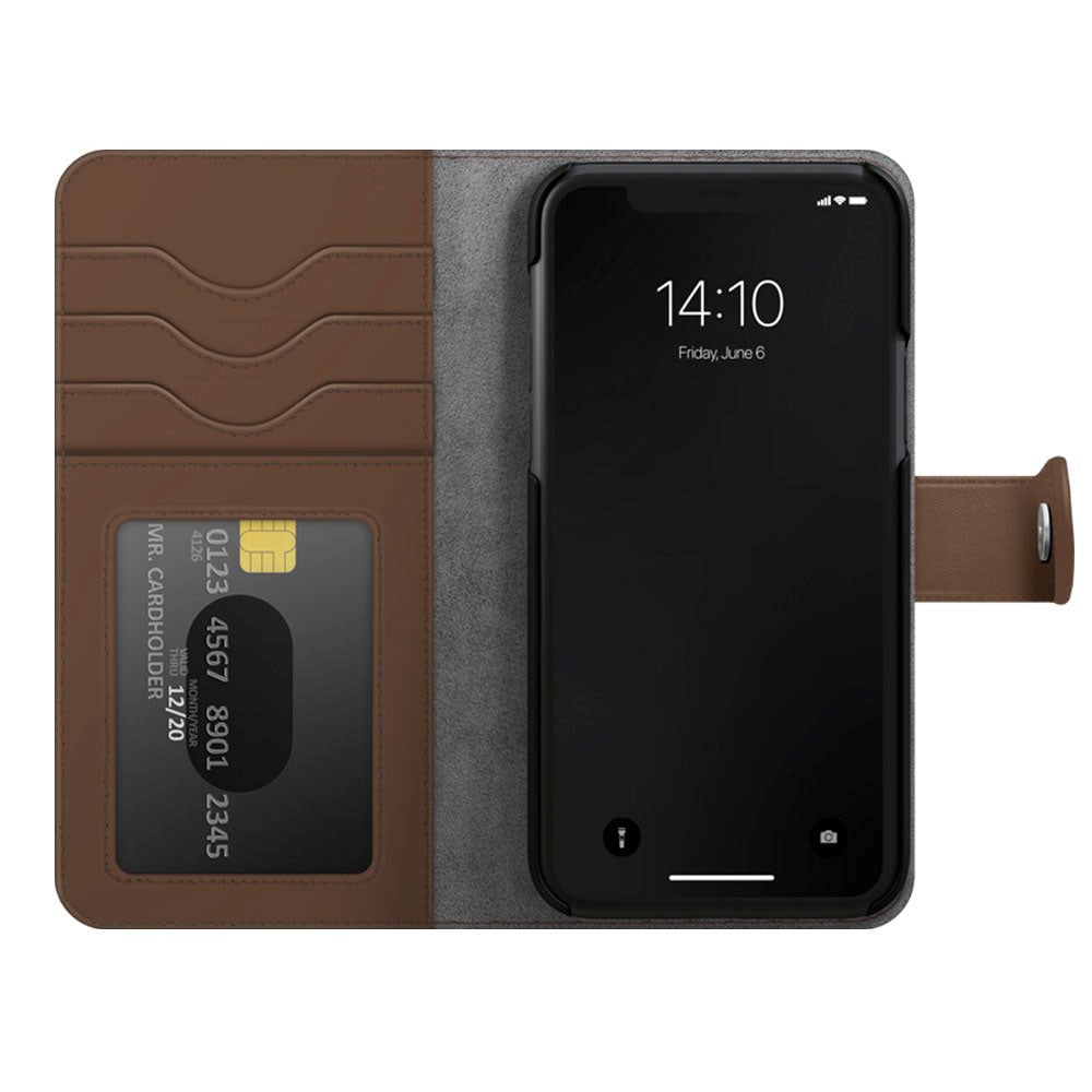 iDeal Of Sweden iPhone 11 Magnet Wallet+ Deksel - Brun