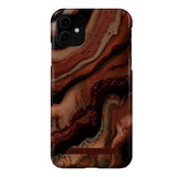 iPhone 11 iDeal Of Sweden Fashion Deksel - Dark Amber Marble