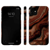 iPhone 11 iDeal Of Sweden Fashion Deksel - Dark Amber Marble