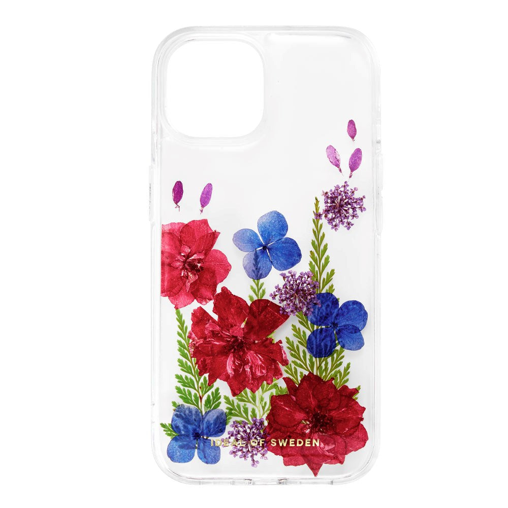 iPhone 15 iDeal Of Sweden Clear Deksel - Autumn Bloom