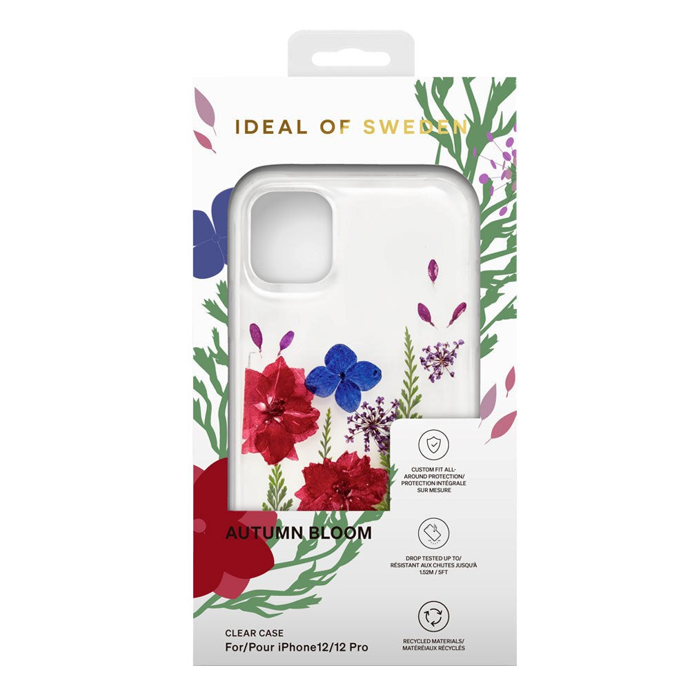 iPhone 12 / 12 Pro iDeal Of Sweden Clear Deksel - Autumn Bloom