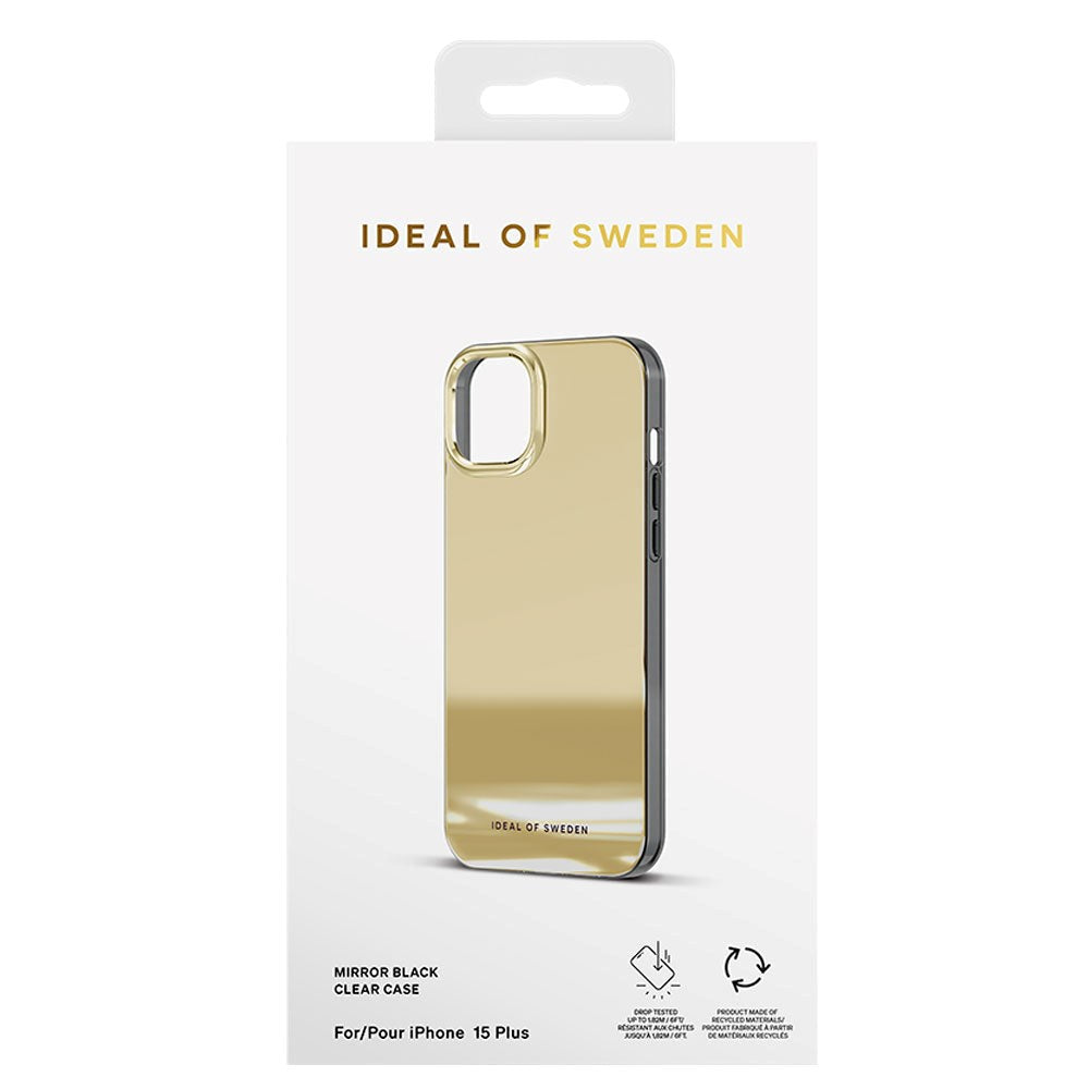 iPhone 15 Plus iDeal Of Sweden Mirror Deksel - Mirror Gold