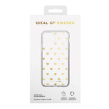 iPhone 11 iDeal Of Sweden Clear Deksel - Golden Hearts