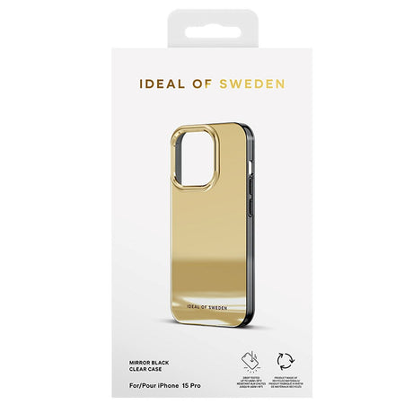 iPhone 15 Pro iDeal Of Sweden Mirror Deksel - Mirror Gold