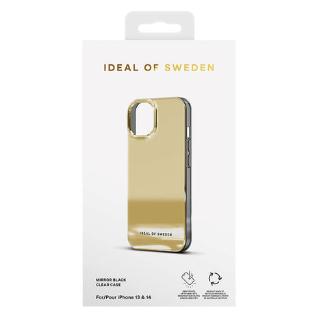 iPhone 14 / 13 iDeal Of Sweden Mirror Deksel - Mirror Gold