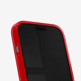 iPhone 15 iDeal Of Sweden Clear Deksel - Radiant Red