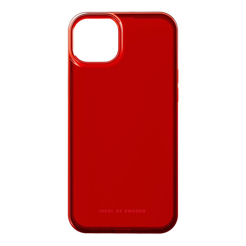 iPhone 15 Plus iDeal Of Sweden Clear Deksel - Radiant Red