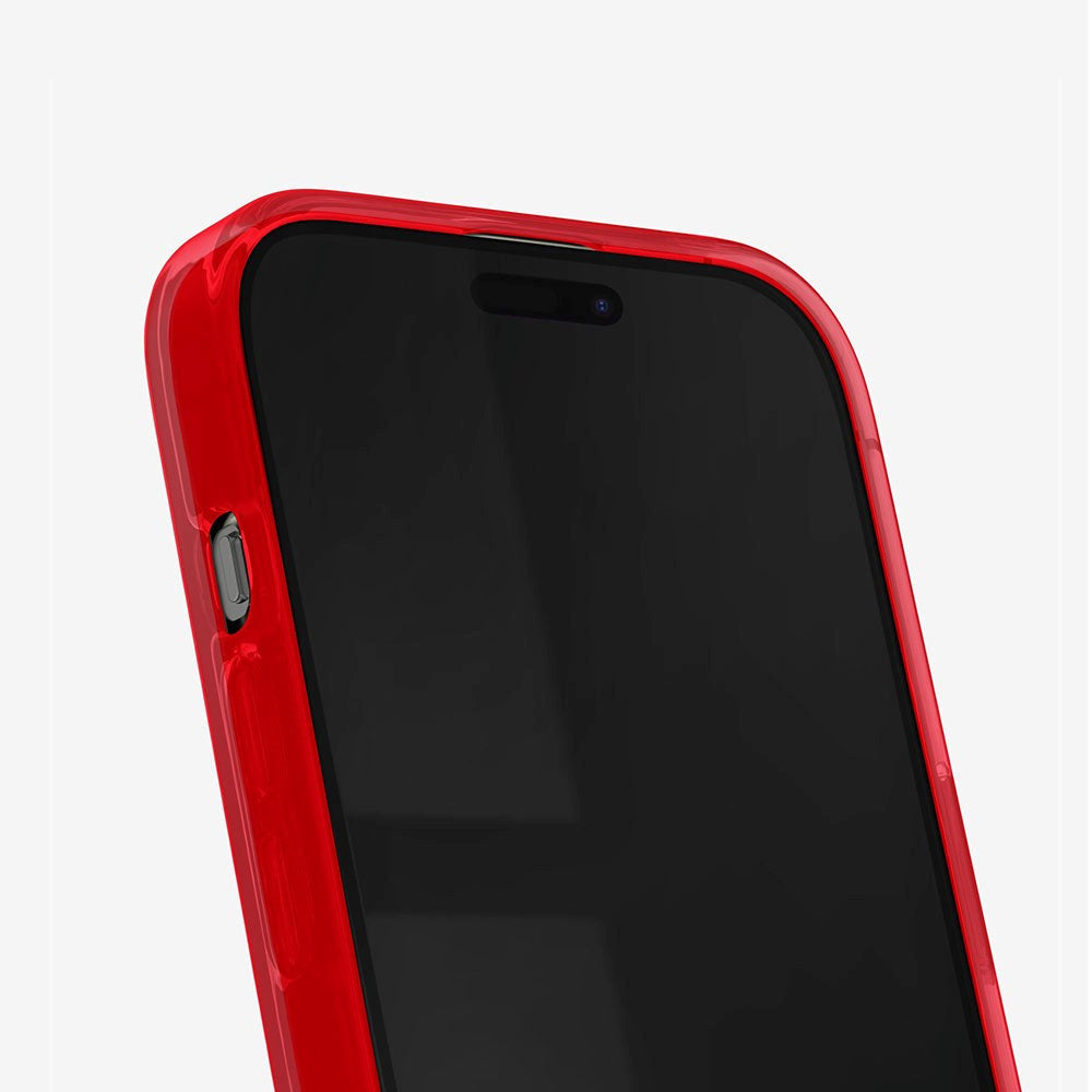 iPhone 15 Pro Max iDeal Of Sweden Clear Deksel - Radiant Red