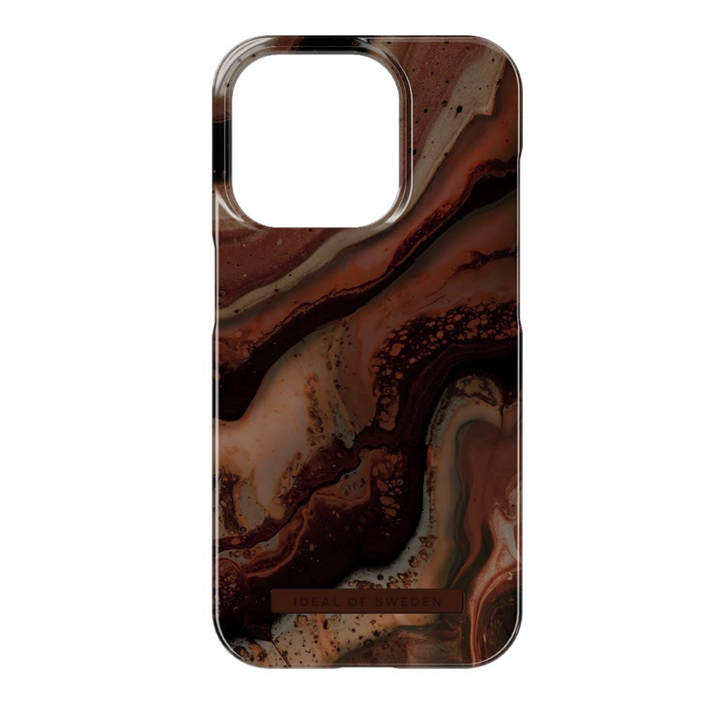 iDeal Of Sweden iPhone 15 Pro Fashion Deksel - Dark Amber Marble