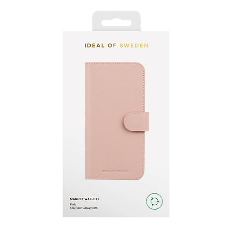 iDeal Of Sweden Samsung Galaxy S24 Magnet Wallet+ Deksel - Rosa