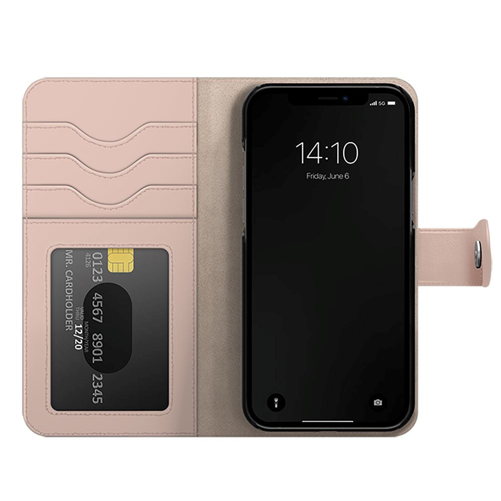 iDeal Of Sweden iPhone 12 / 12 Pro Magnet Wallet+ Deksel - Pink