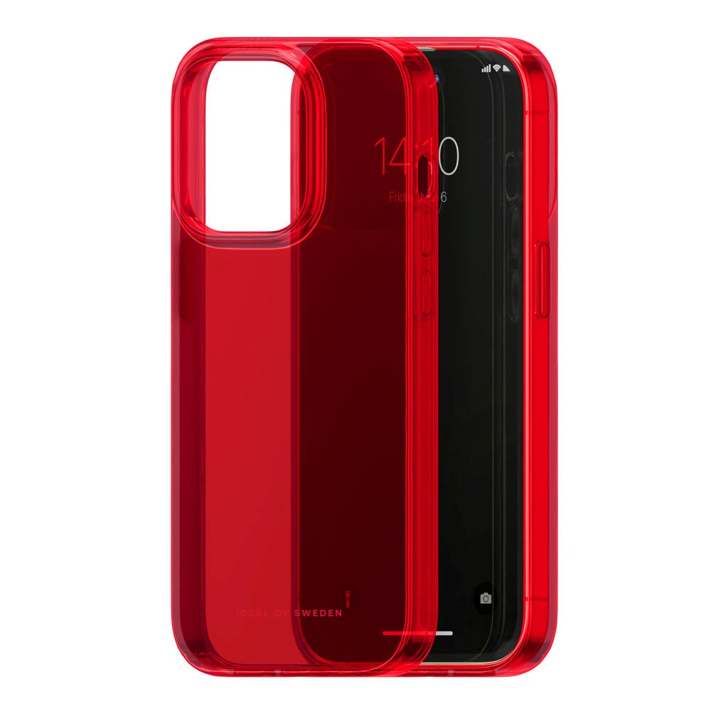 iPhone 14 Pro Ideal Of Sweden Clear Deksel - Radiant Red