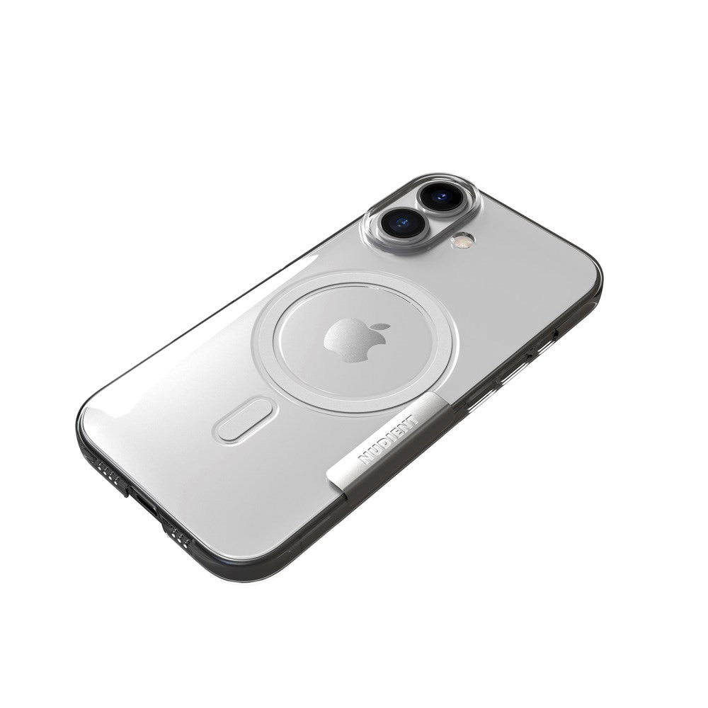 Nudient Thin Case iPhone 17 Deksel - MagSafe Kompatibel - Transparent