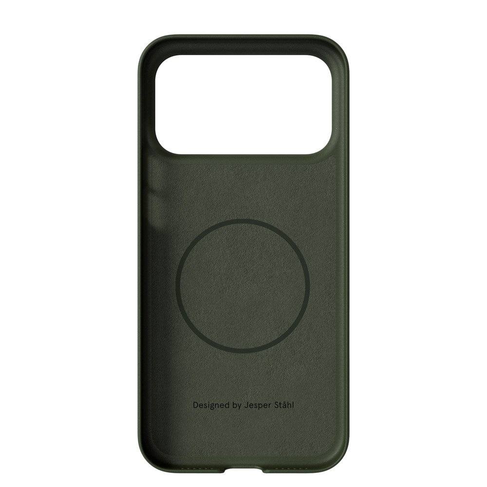 Nudient Thin Case iPhone 17 Pro Max Deksel - MagSafe Kompatibel - Pine Green