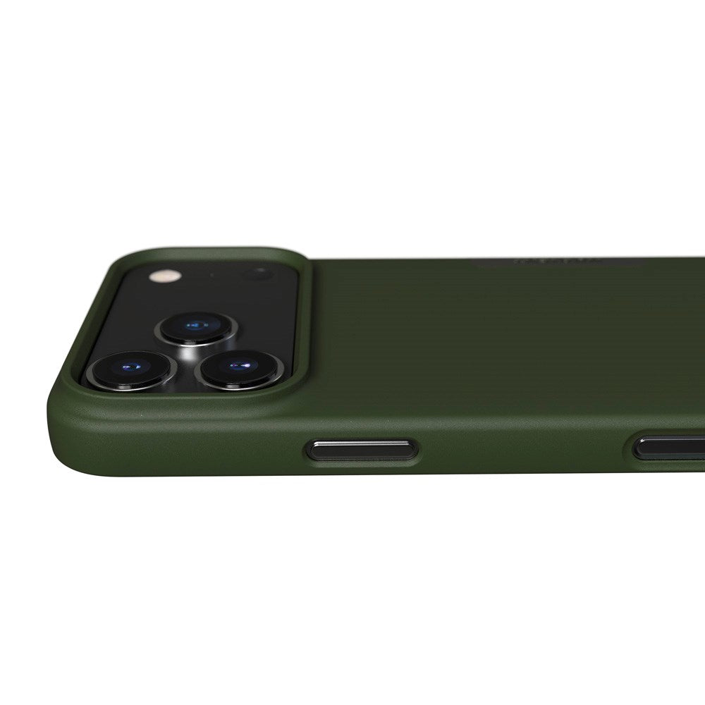 Nudient Thin Case iPhone 17 Pro Max Deksel - MagSafe Kompatibel - Pine Green