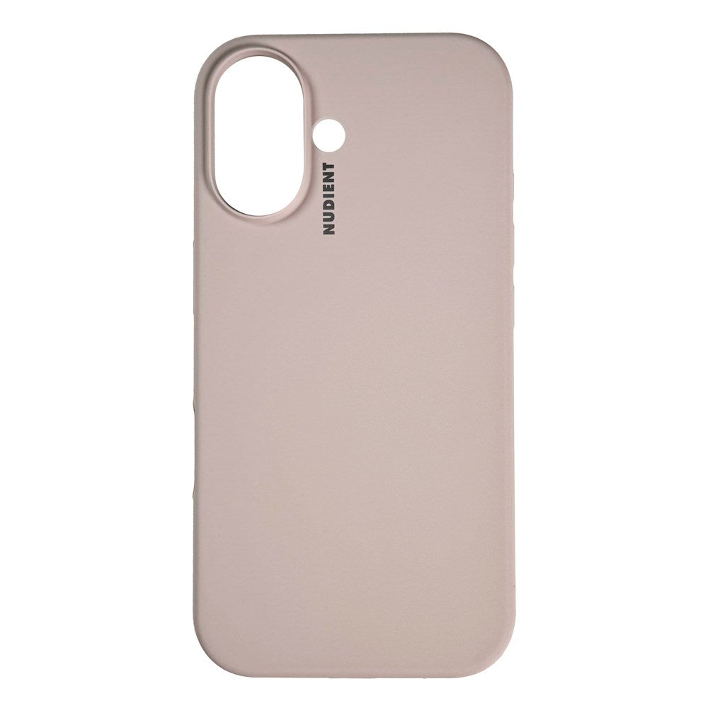 Nudient iPhone 16 Base Silicone Deksel - Stone Beige