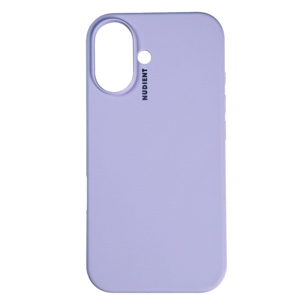 Nudient iPhone 16 Base Silicone Deksel - Soft Purple