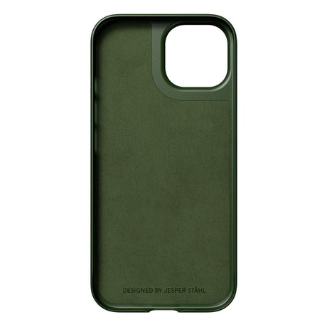 Nudient Thin Case iPhone 15 Deksel - MagSafe Kompatibel - Pine Green