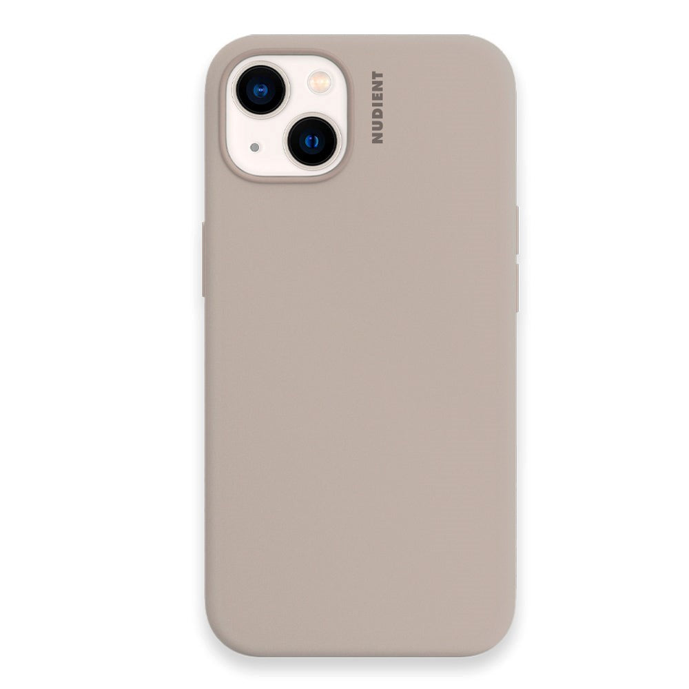 Nudient iPhone 13 Base Silicone Deksel - Stone Beige