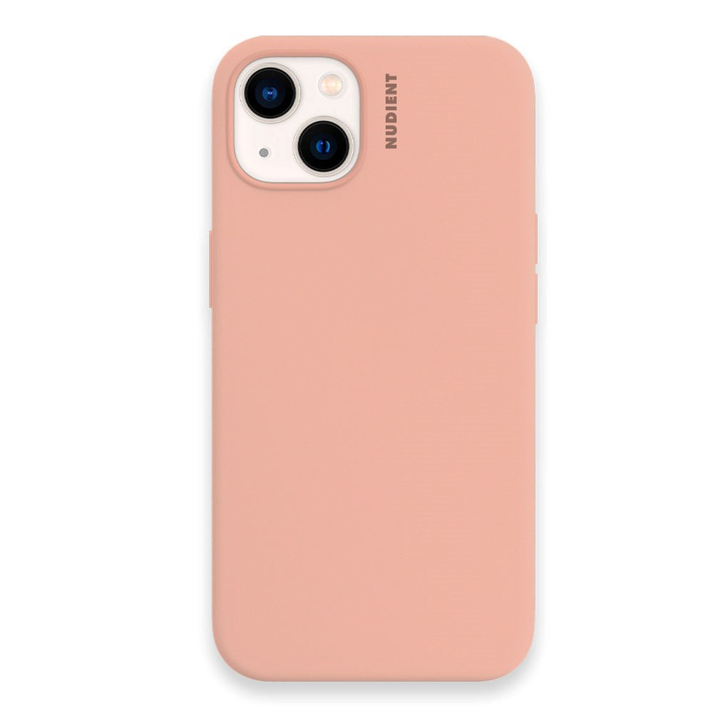 Nudient iPhone 13 Base Silicone Deksel - Peach Orange