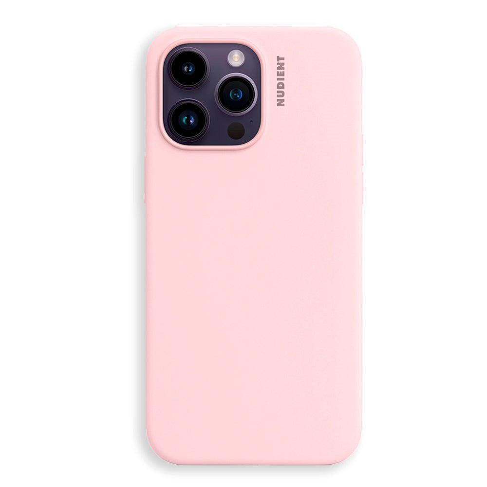 Nudient iPhone 14 Pro Base Silicone Deksel - Baby Pink