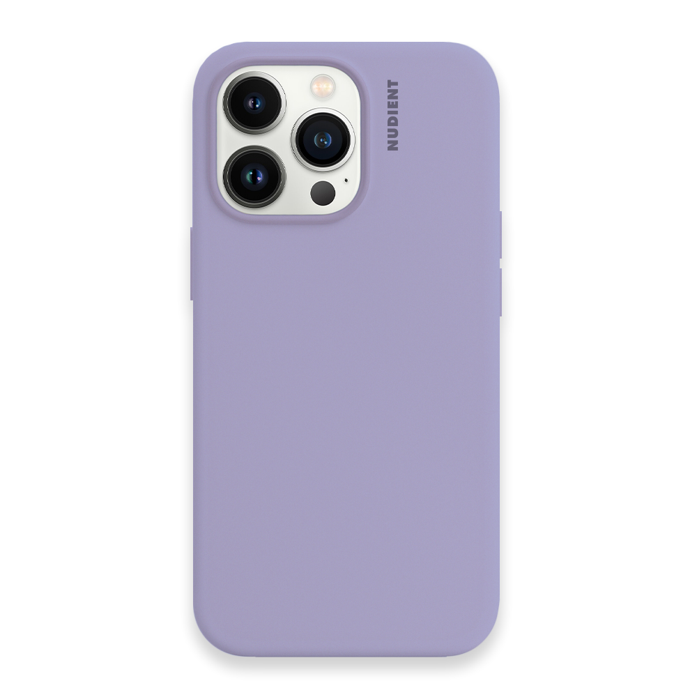 Nudient iPhone 13 Pro Base Silicone Deksel - Soft Purple