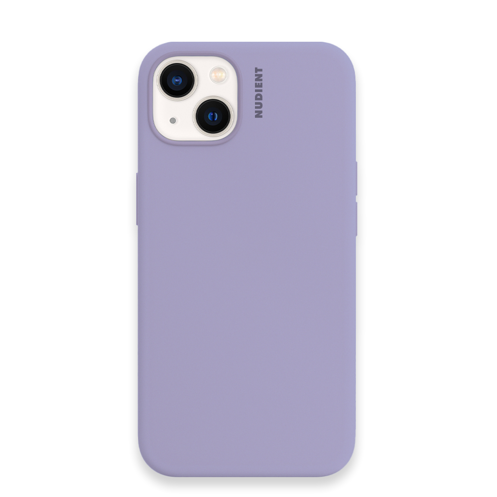 Nudient iPhone 13 Base Silicone Deksel - Soft Purple