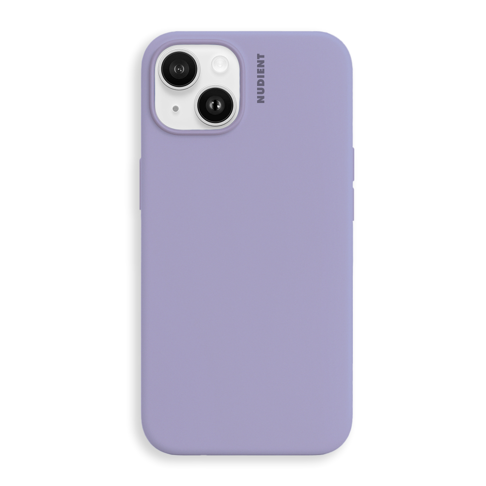 Nudient iPhone 14 Base Silicone Deksel - Soft Purple