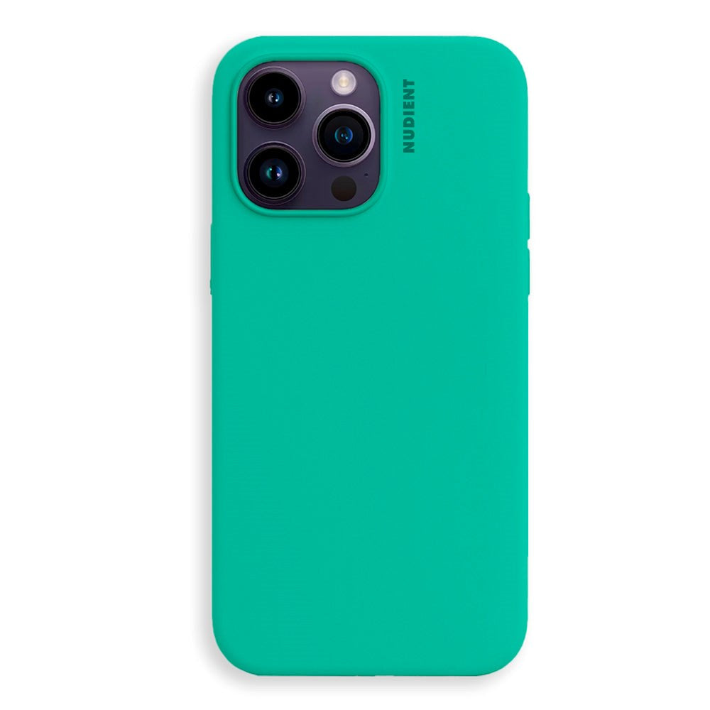 Nudient iPhone 14 Pro Base Silicone Deksel - Mint Green