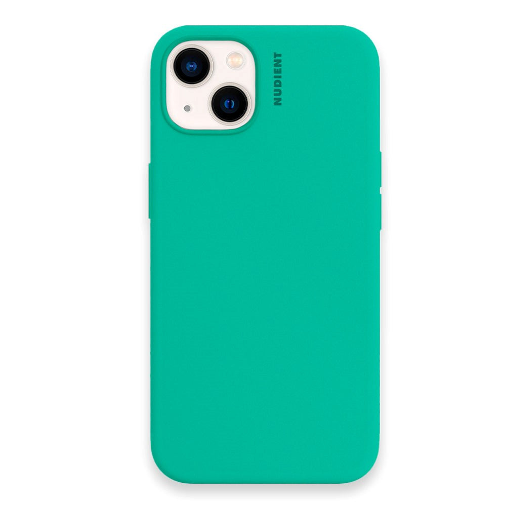 Nudient iPhone 13 Base Silicone Deksel - Mint Green