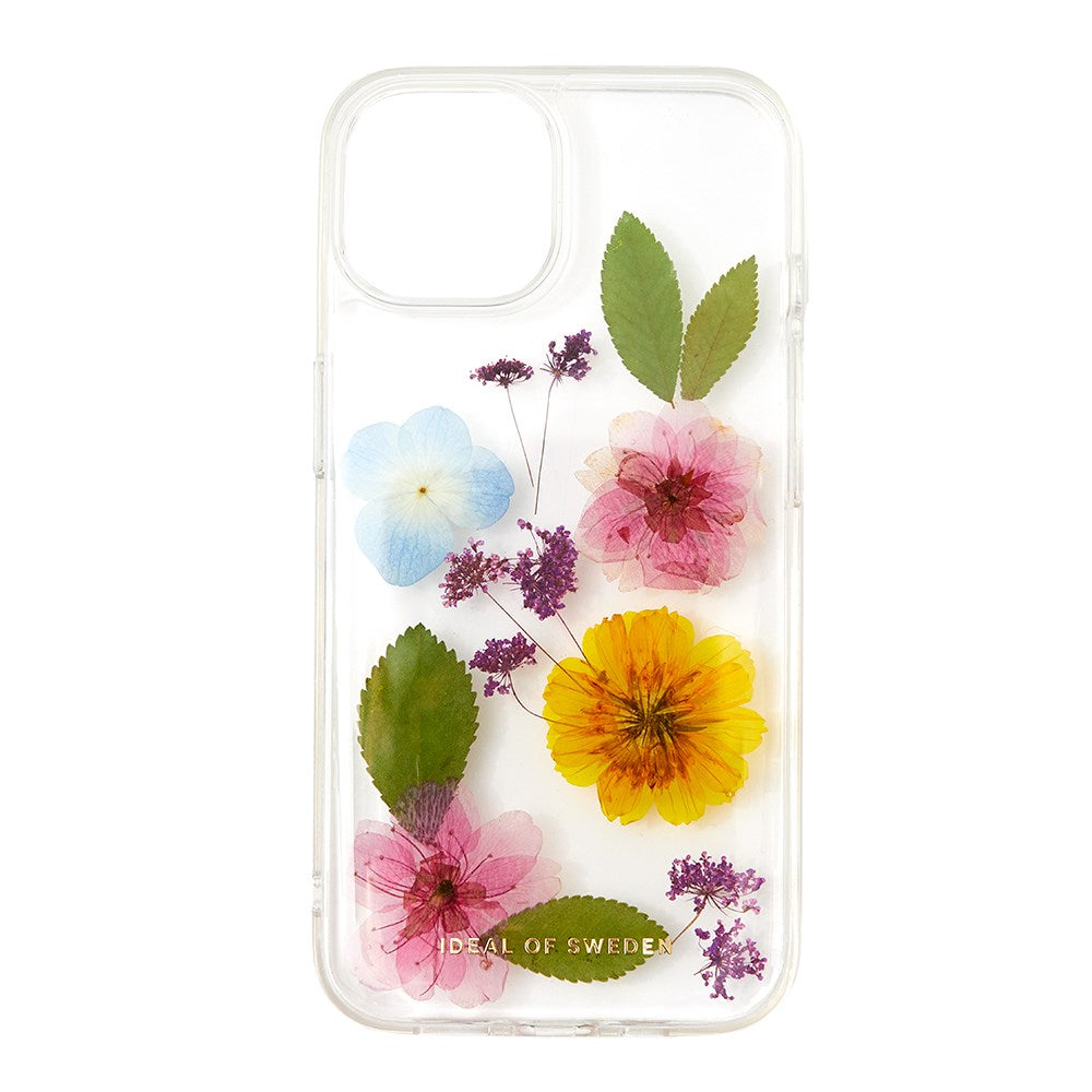 iPhone 15 iDeal Of Sweden Clear Deksel - Summer Blossom