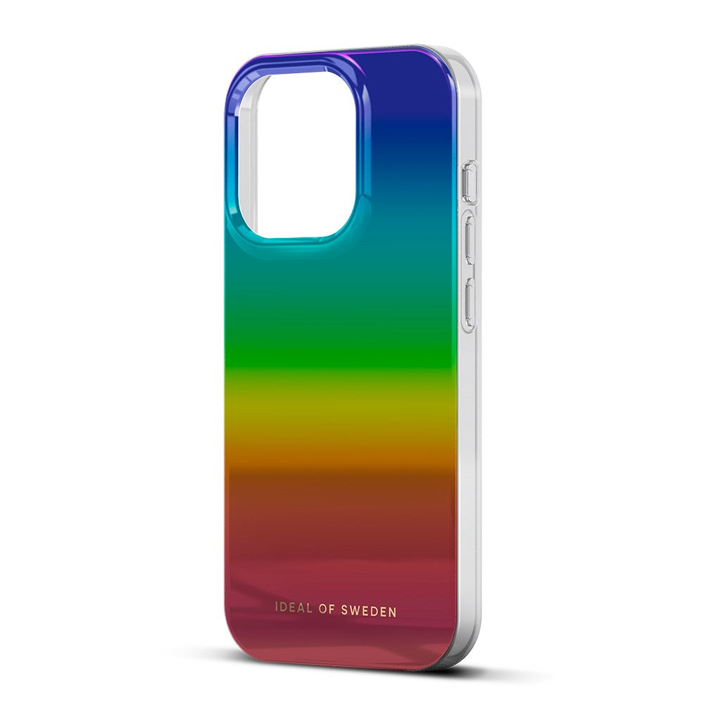 iPhone 15 Pro iDeal Of Sweden Mirror Deksel - Rainbow