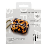 iDeal of Sweden AirPods Pro (1. & 2. Gen.) Clear Case med Karabinkrok - Tortoise