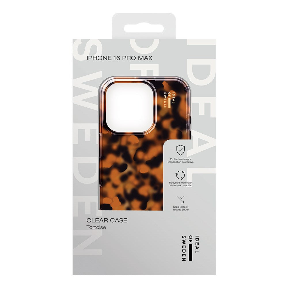 iDeal Of Sweden iPhone 16 Pro Max Clear Deksel - Tortoise