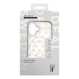 iPhone 16 iDeal Of Sweden Clear Deksel - MagSafe Kompatibel - Golden Hearts