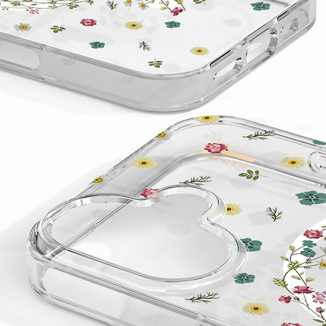 iPhone 16 iDeal Of Sweden Clear Deksel - MagSafe Kompatibel - Petite Floral