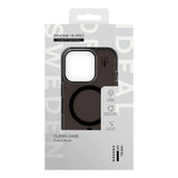 iPhone 16 Pro iDeal Of Sweden Clear Deksel - MagSafe Kompatibel - Tinted Black