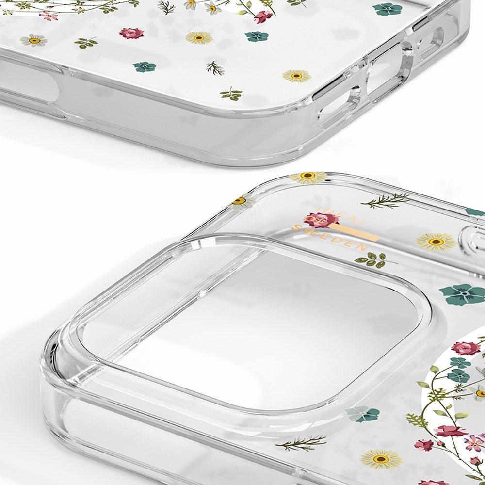 iPhone 16 Pro iDeal Of Sweden Clear Deksel - MagSafe Kompatibel - Petite Floral