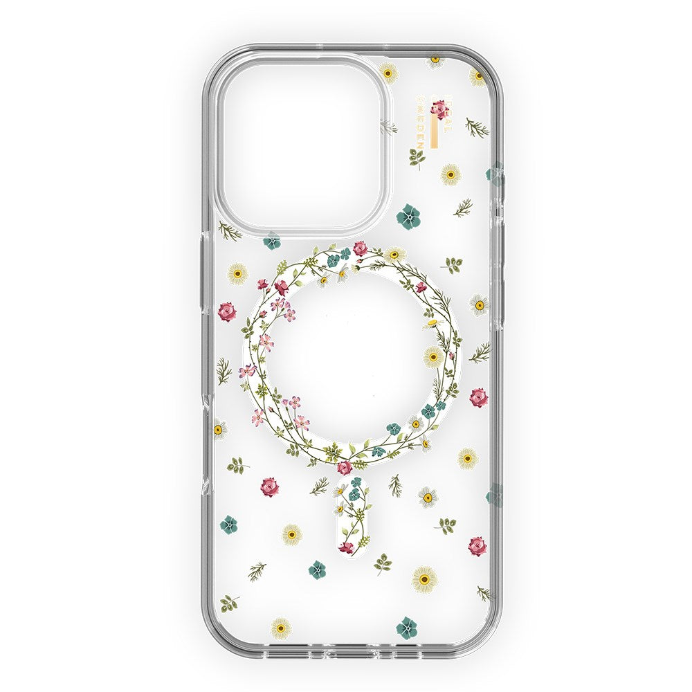 iPhone 16 Pro iDeal Of Sweden Clear Deksel - MagSafe Kompatibel - Petite Floral