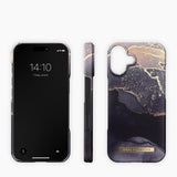 iDeal Of Sweden iPhone 16 Fashion Deksel - MagSafe-Kompatibel - Golden Twilight Marble