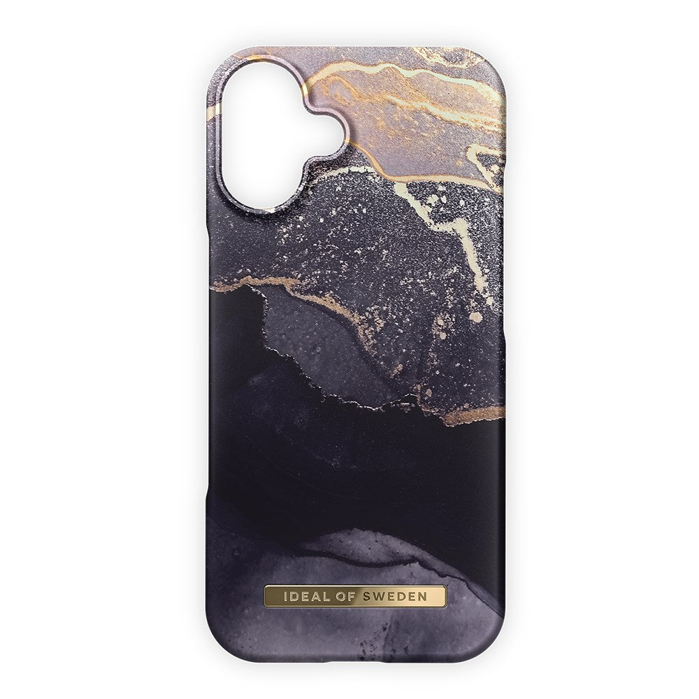 iDeal Of Sweden iPhone 16 Fashion Deksel - MagSafe-Kompatibel - Golden Twilight Marble