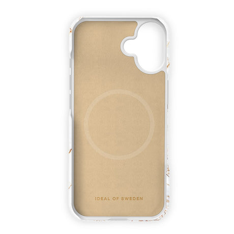 iDeal Of Sweden iPhone 16 Fashion Deksel - MagSafe-Kompatibel - Carrara Gold