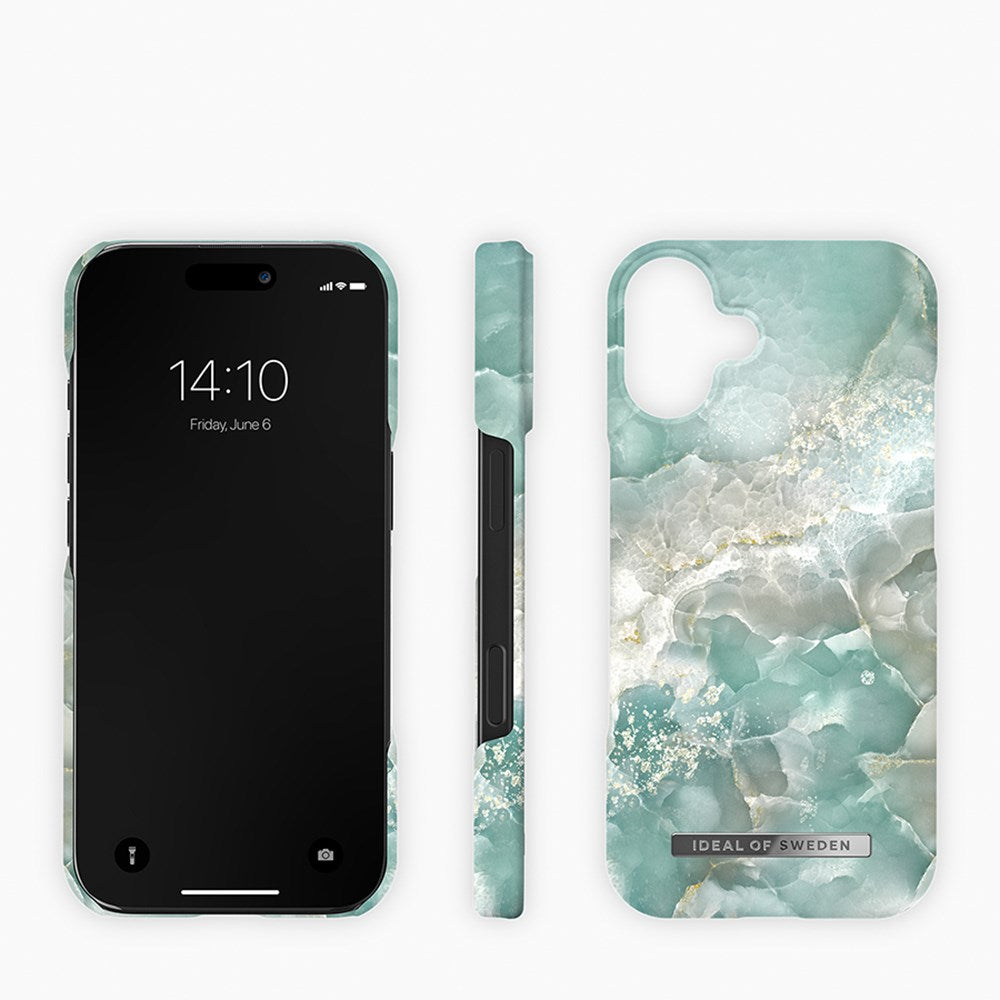 iDeal Of Sweden iPhone 16 Plus Fashion Deksel - MagSafe-Kompatibel - Azura Marble