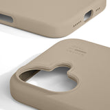 iDeal Of Sweden iPhone 16 Silicone Deksel - MagSafe Kompatibel - Beige