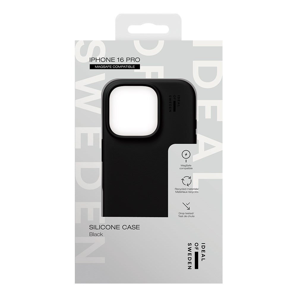 iDeal Of Sweden iPhone 16 Pro Silicone Deksel - MagSafe Kompatibel - Black