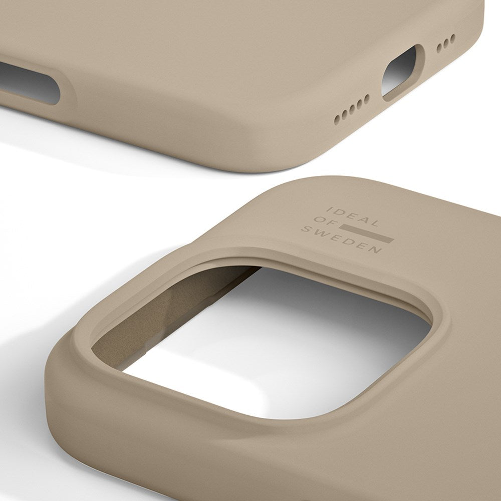 iDeal Of Sweden iPhone 16 Pro Silicone Deksel - MagSafe Kompatibel - Beige
