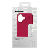 iDeal Of Sweden iPhone 16 Silicone Deksel - MagSafe Kompatibel - Cranberry