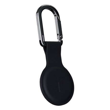 iDeal of Sweden Silikon AirTag Holder med Karabinkrok - Black