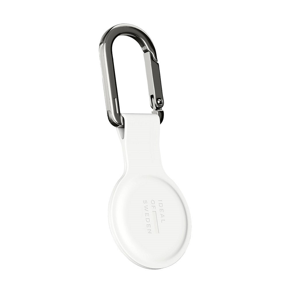 iDeal of Sweden Silikon AirTag Holder med Karabinkrok - White