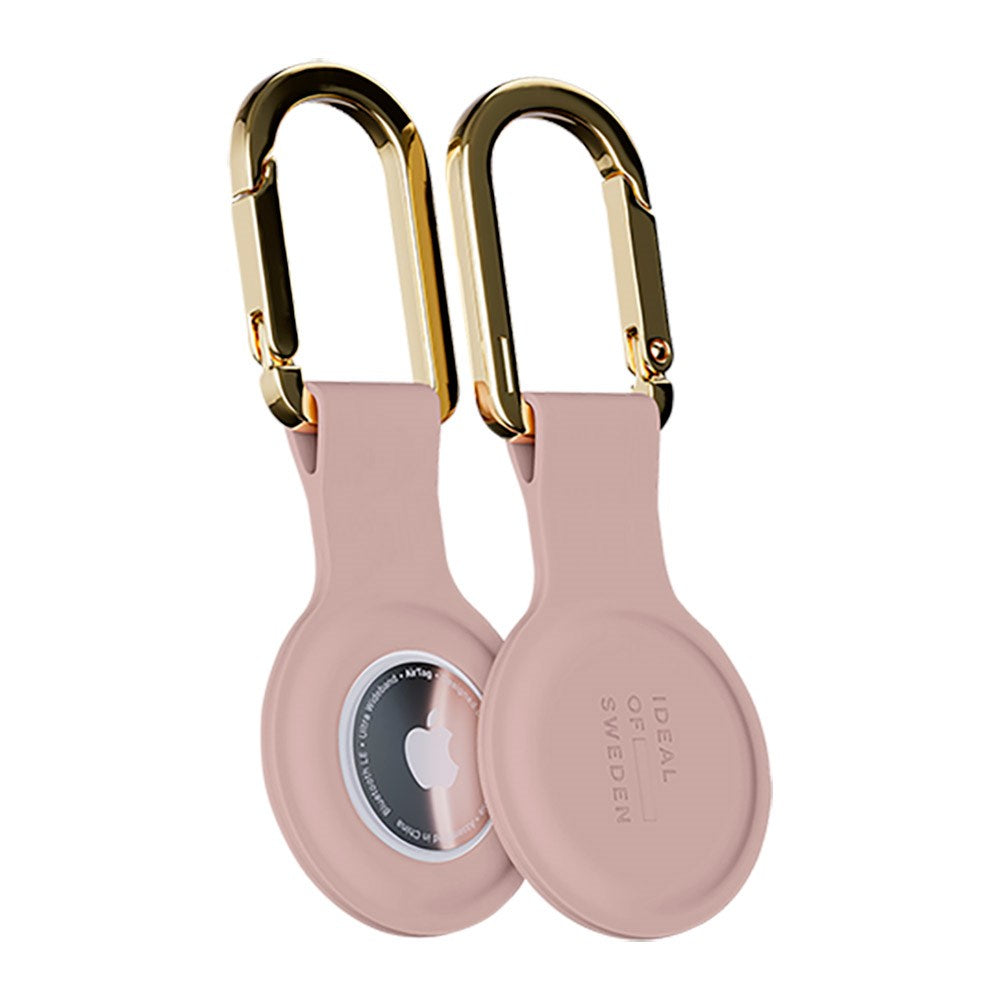 iDeal of Sweden Silikon AirTag Holder med Karabinkrok - Blush Pink